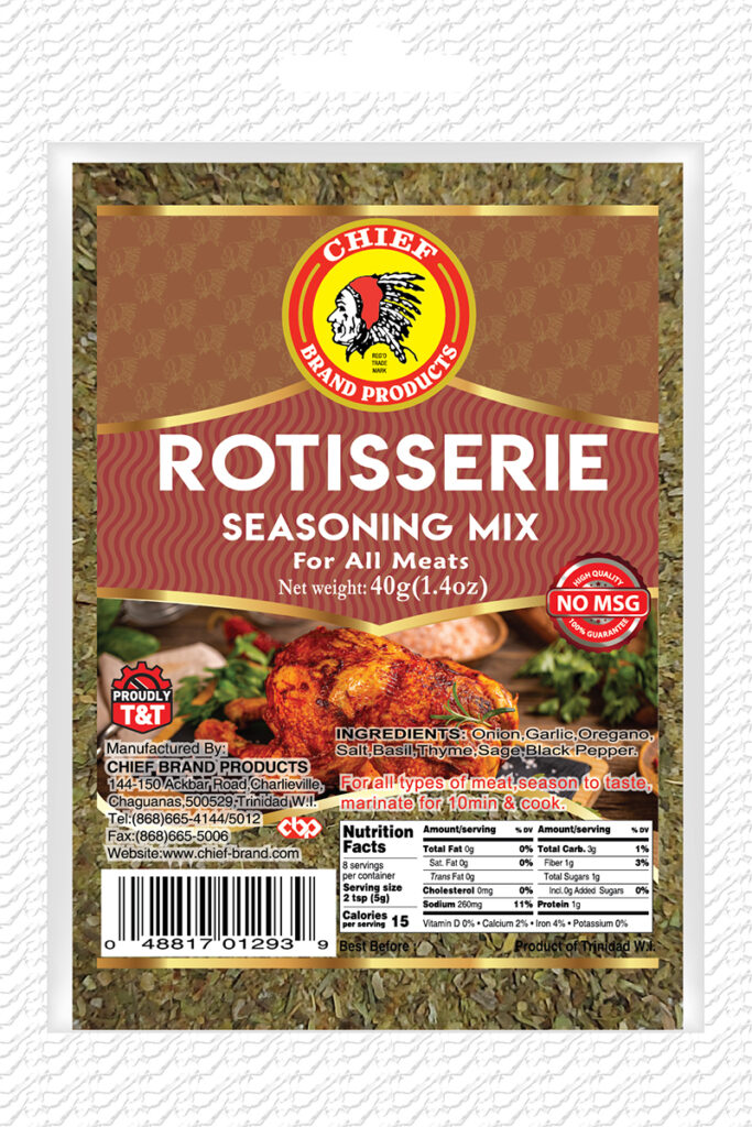 Rotisserie Seasoning Mix | Chief Brand Products